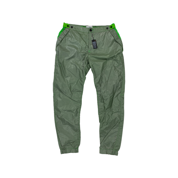 Stone Island Green Pixel Reflective Trousers
