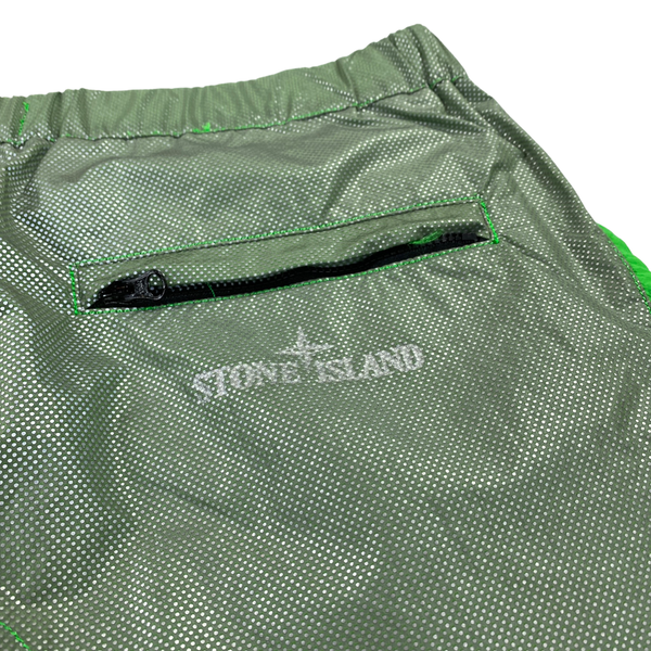 Stone Island Green Pixel Reflective Trousers