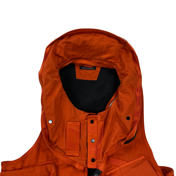 CP Company Orange Nylon Utility Vest