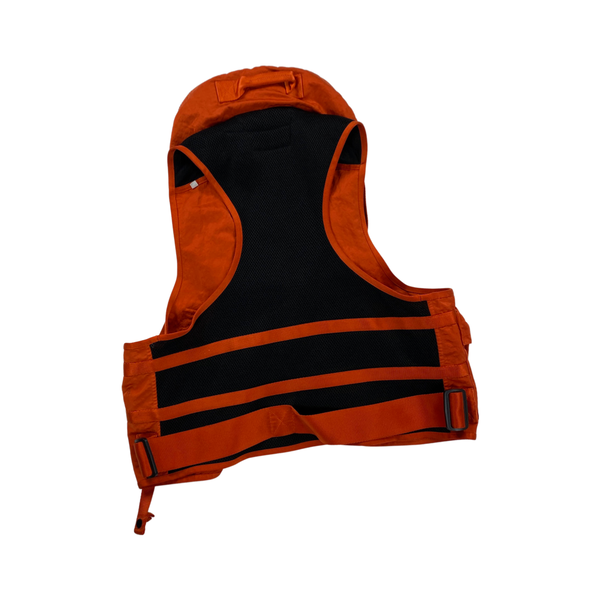 CP Company Orange Nylon Utility Vest