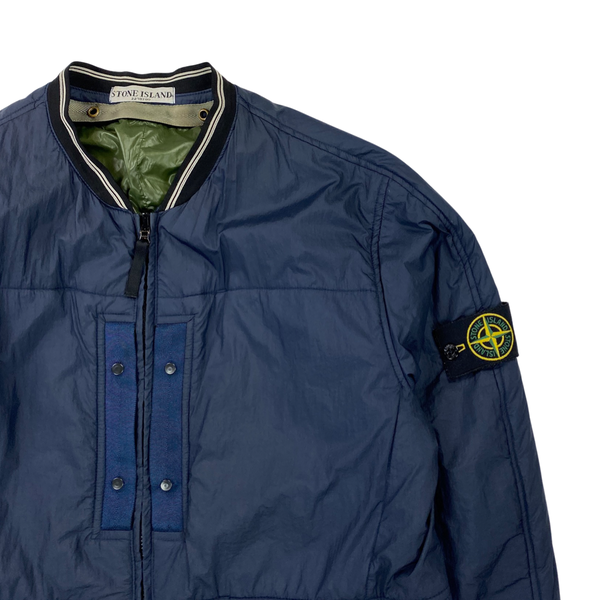 Stone Island Navy Padded Puffer Jacket