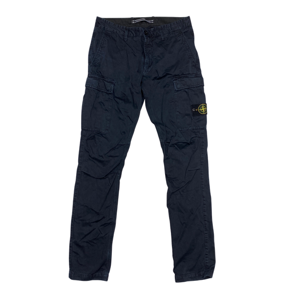 Stone Island Navy Slim Fit Cargos