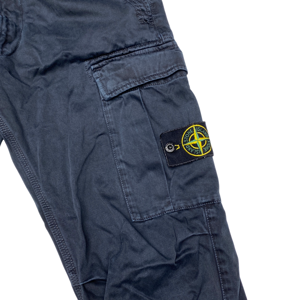 Stone Island Navy Slim Fit Cargos