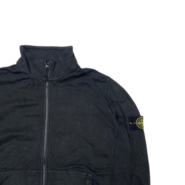 Stone Island 2014 Dark Grey Zipped Jumper