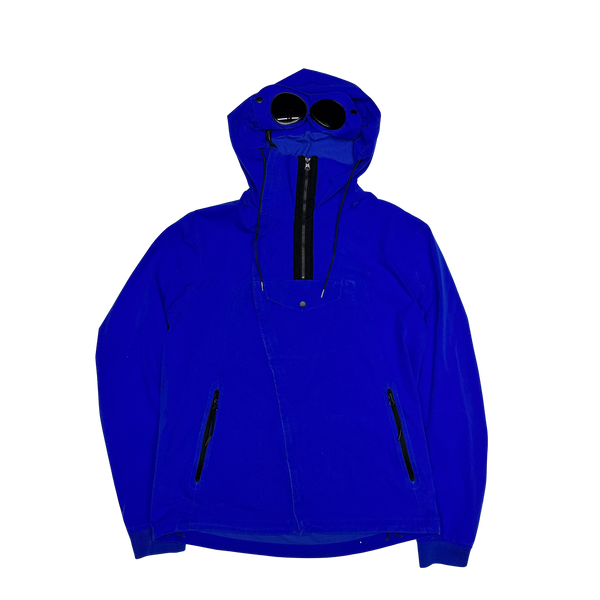 CP Company Blue Pro Tek Pullover Goggle Smock
