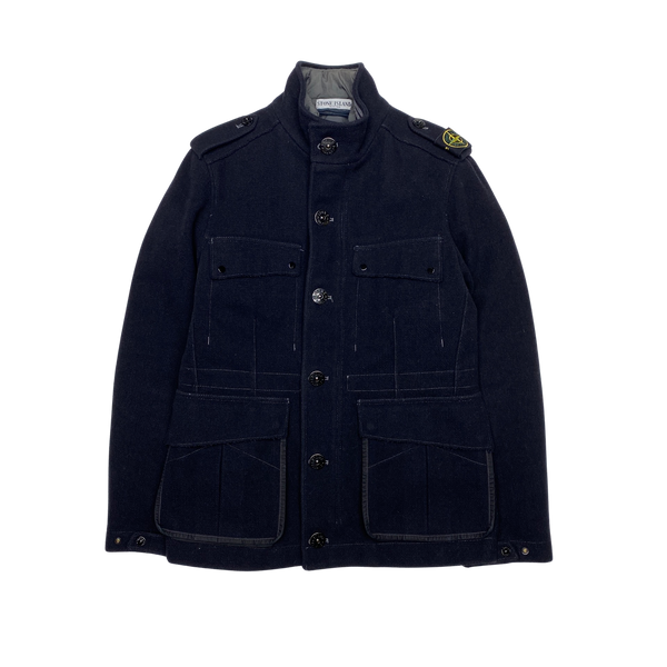 Stone Island Down Filled Dutch Rope Shoulder Badge Jacket