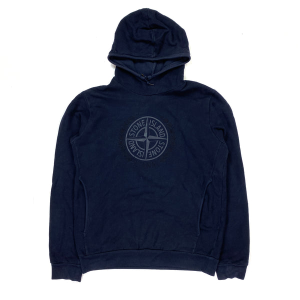 Stone Island 30th Anniversary Navy Pullover Hoodie