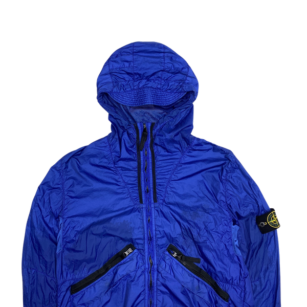 Stone Island 2012 Blue Membrana TC Hooded Summer Jacket