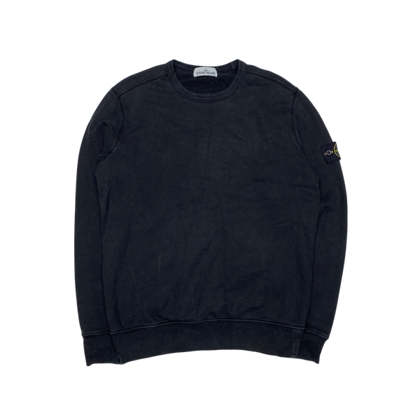 Stone Island 2019 Black Cotton Crewneck