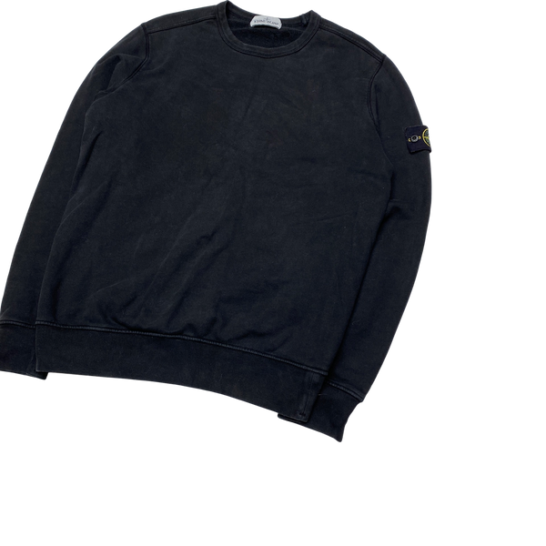 Stone Island 2019 Black Cotton Crewneck