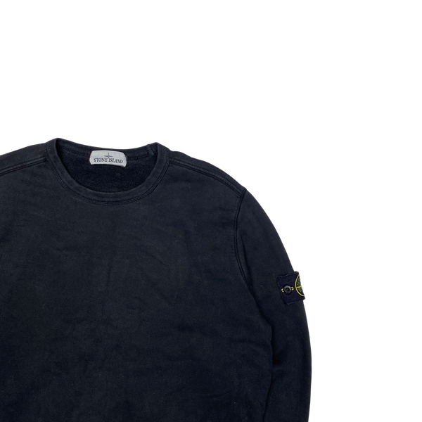 Stone Island 2019 Black Cotton Crewneck