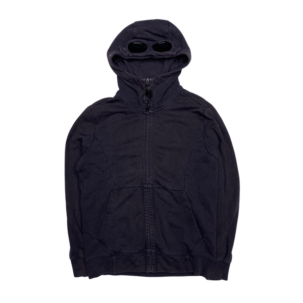 CP Company Navy Goggle Cotton Hoodie