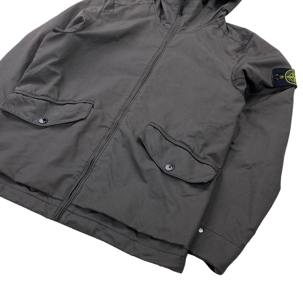 Stone Island Grey David TC Hooded Jacket SAMPLE PIECE
