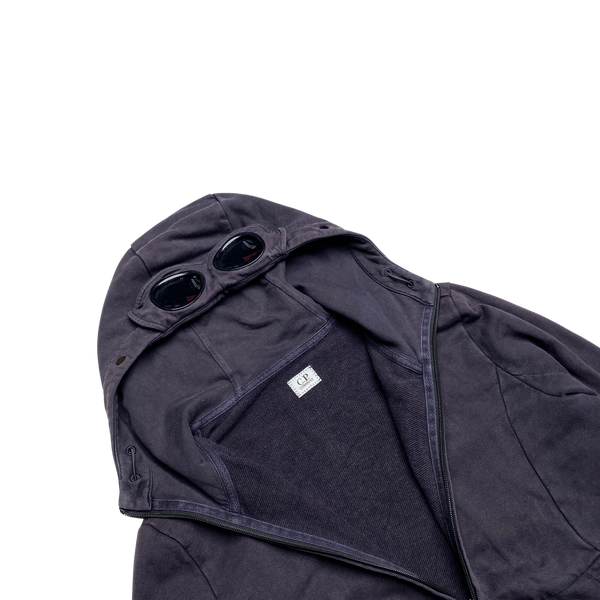 CP Company Navy Goggle Cotton Hoodie