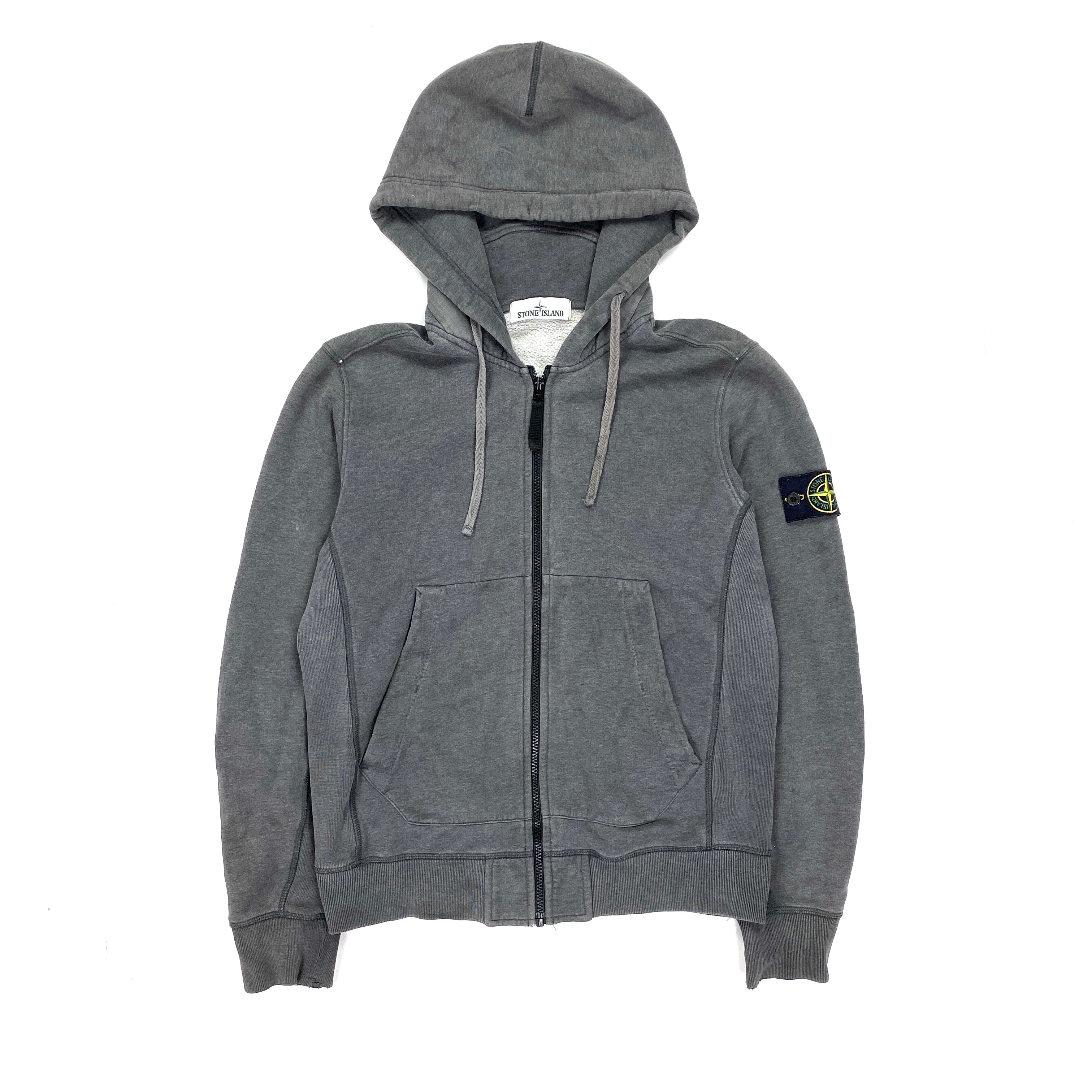 Stone Island 2016 Grey Cotton Zipped Hoodie – Mat's Island Stone Island 2016 Grey Cotton Zipped Hoodie – Mat's Island