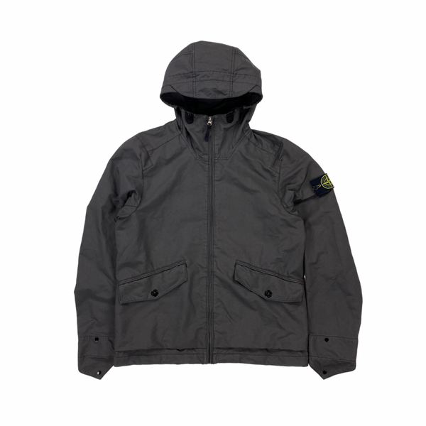 Stone Island Grey David TC Hooded Jacket SAMPLE PIECE