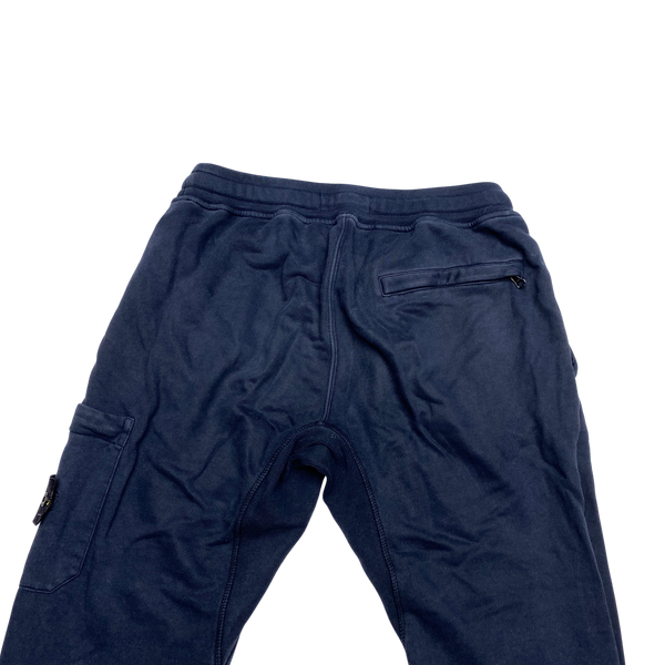Stone Island Navy Cotton Joggers