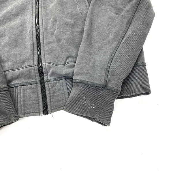 Stone Island 2016 Grey Cotton Zipped Hoodie