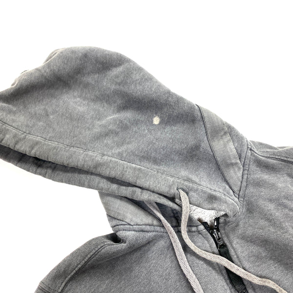 Stone Island 2016 Grey Cotton Zipped Hoodie