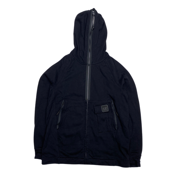 CP Company Black Full Zip Metropolis Hoodie