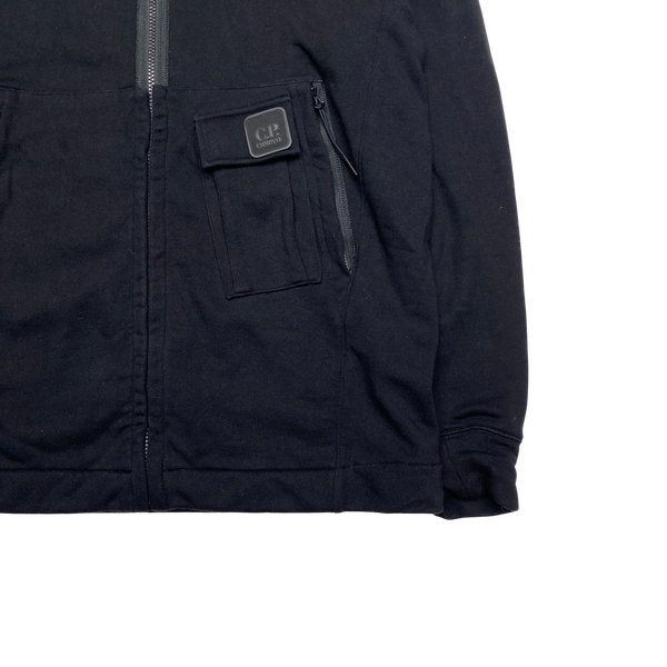 CP Company Black Full Zip Metropolis Hoodie