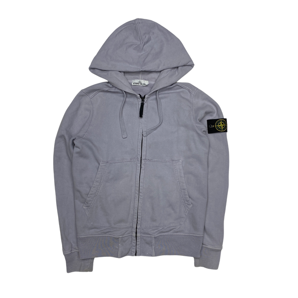 Stone Island 2017 Lilac Zipped Hoodie