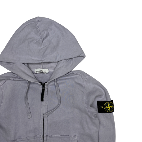 Stone Island 2017 Lilac Zipped Hoodie
