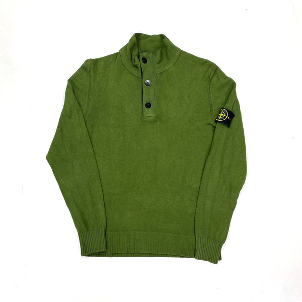 Stone Island Forest Green Pullover Knit