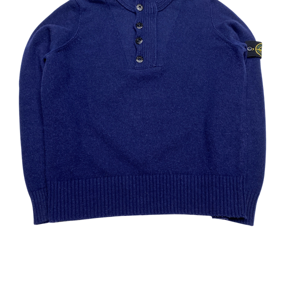 Stone Island 2010 Blue Knitted Pullover Jumper
