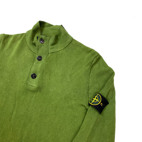Stone Island Forest Green Pullover Knit