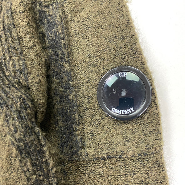 CP Company Two Tone Wool Crewneck Jumper