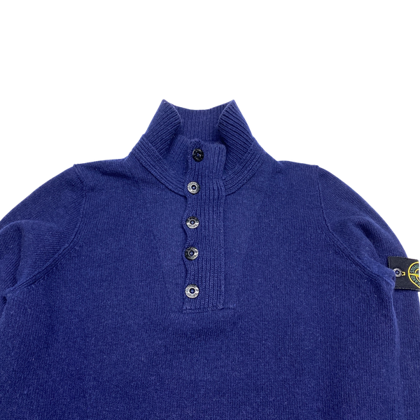 Stone Island 2010 Blue Knitted Pullover Jumper