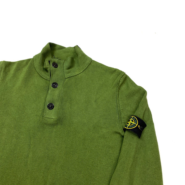 Stone Island Forest Green Pullover Knit