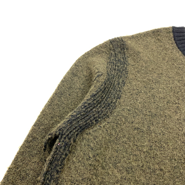 CP Company Two Tone Wool Crewneck Jumper