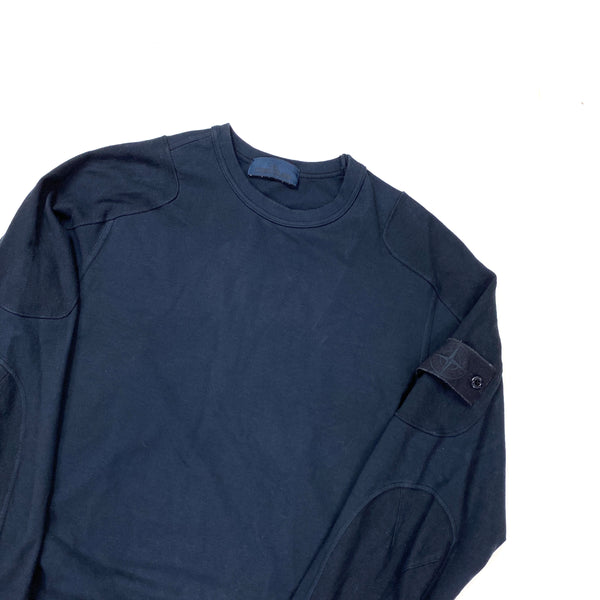 Stone Island Navy Ghost Crewneck Sweatshirt