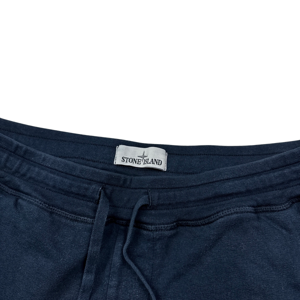 Stone Island Navy Tracksuit Bottoms - Large