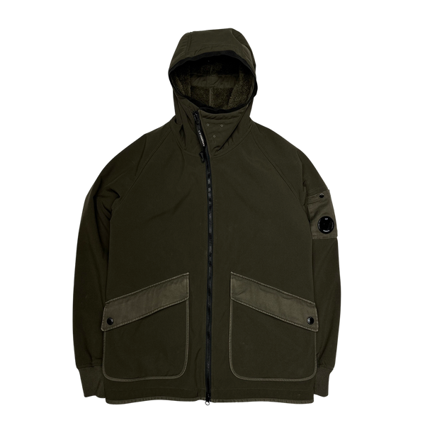 CP Company Thick Pile Fleece Lined Soft Shell Jacket