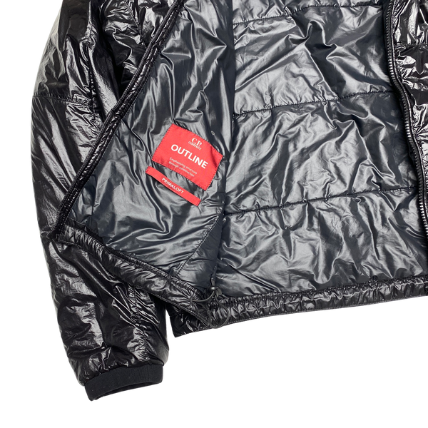 CP Company Black Outline Face Mask Primaloft Puffer