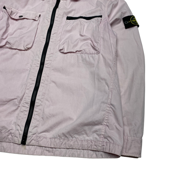 Stone Island 2017 Pink Cotton Overshirt