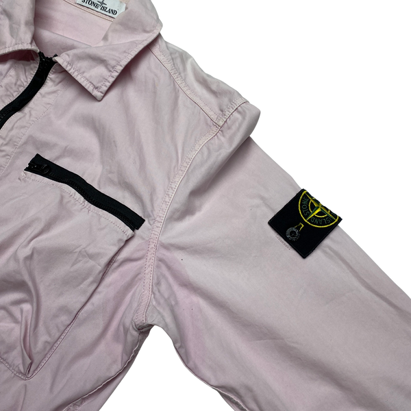 Stone Island 2017 Pink Cotton Overshirt
