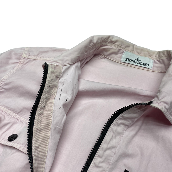 Stone Island 2017 Pink Cotton Overshirt