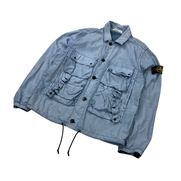 Stone Island Tela Placcata Multi Pocket Jacket