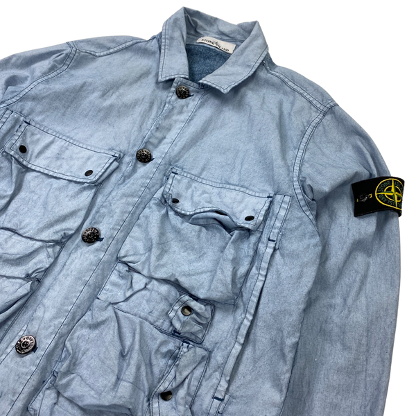 Stone Island Tela Placcata Multi Pocket Jacket