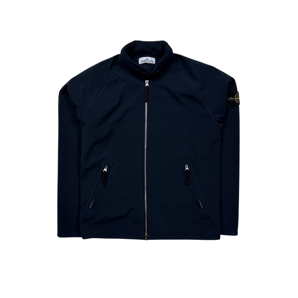 Stone Island 2018 Dark Navy Light Soft Shell R Jacket - Large