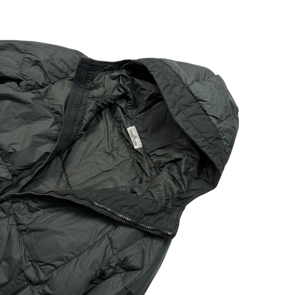 Stone Island Dark Green 2017 Crinkle Reps Puffer - XL