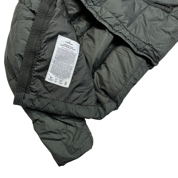 Stone Island Dark Green 2017 Crinkle Reps Puffer - XL
