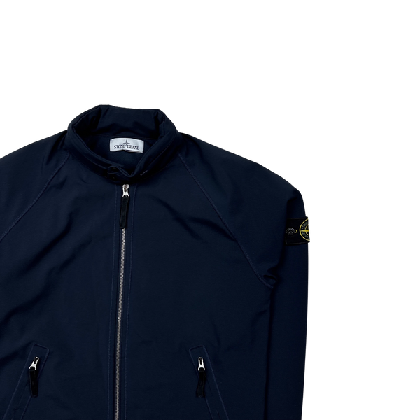 Stone Island 2018 Dark Navy Light Soft Shell R Jacket - Large