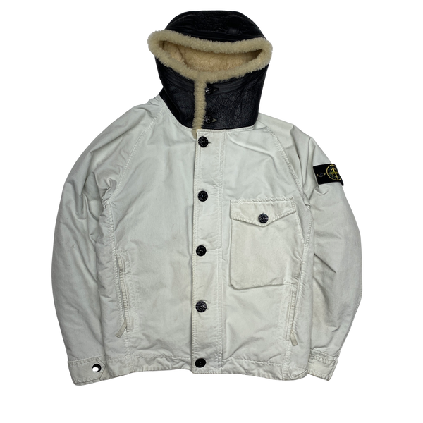 Stone Island 2017 Sherpa Sheepskin David TC Down Jacket