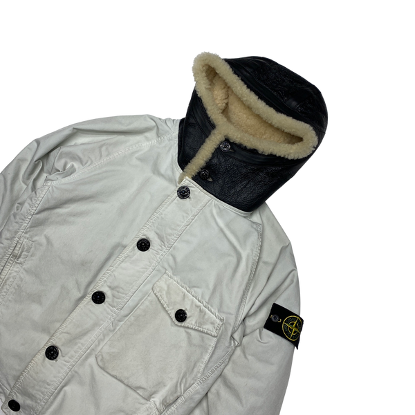 Stone Island 2017 Sherpa Sheepskin David TC Down Jacket