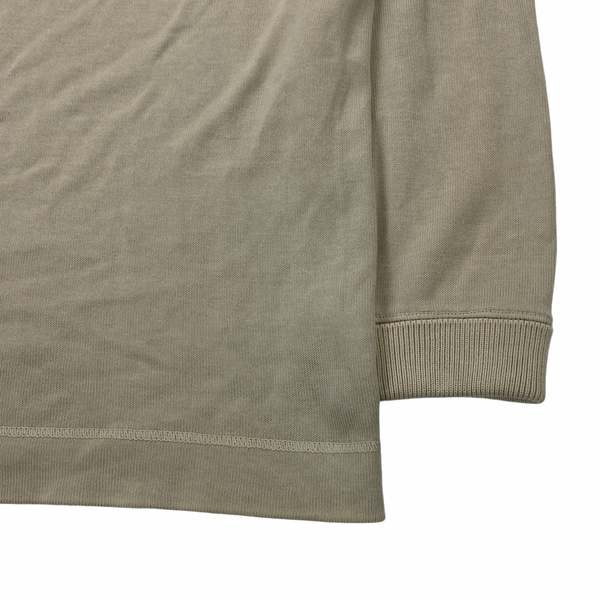 Stone Island High Neck Knitted Cotton Pullover Jumper